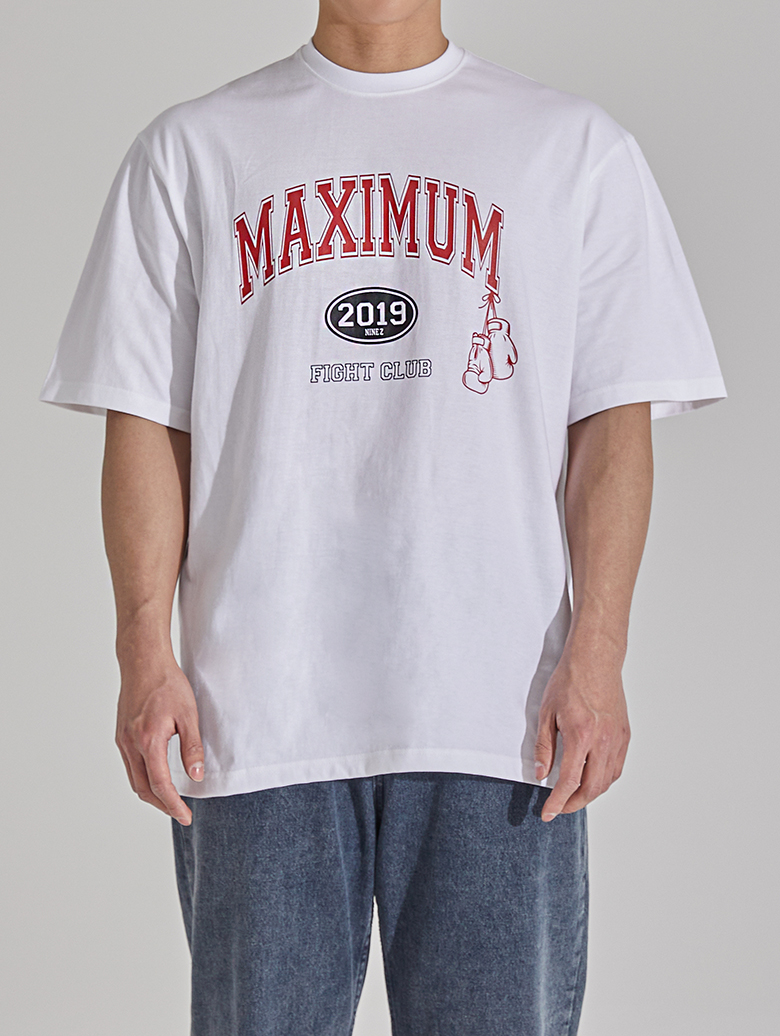 맥시멈 세미오버핏 티셔츠