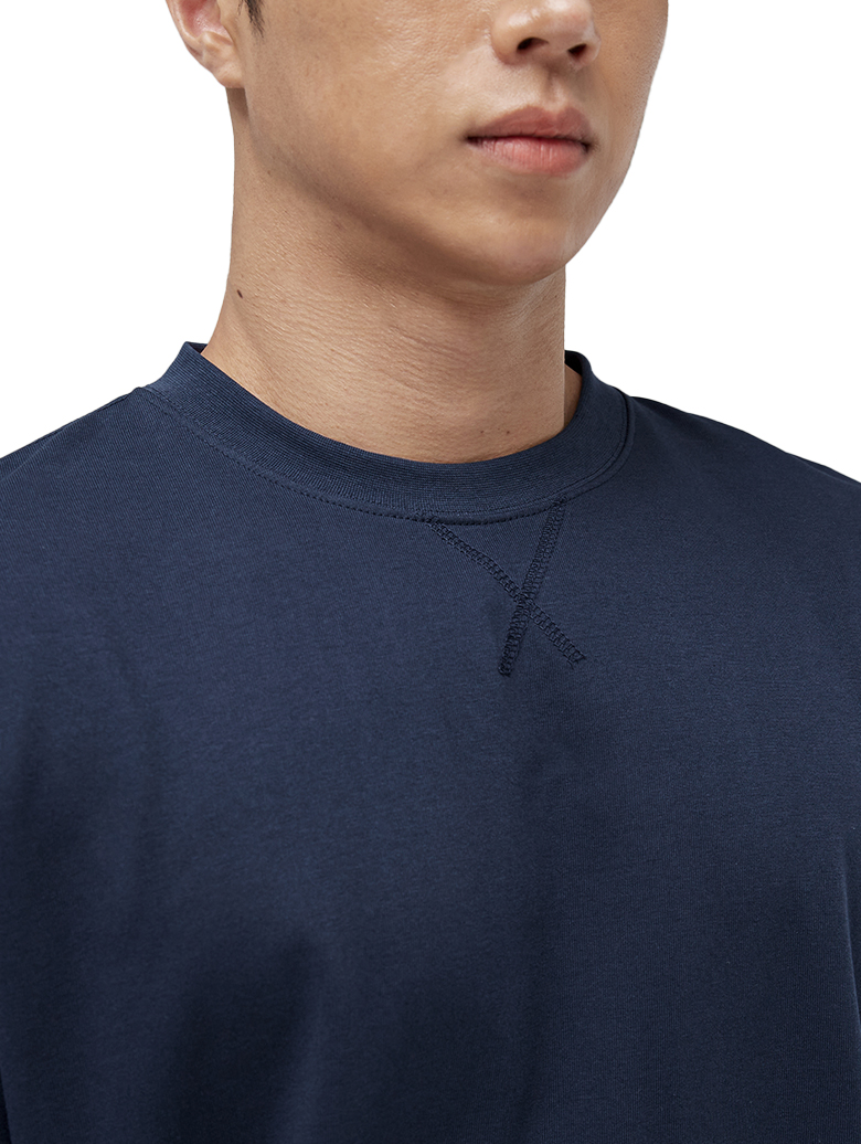 실켓 레귤러핏 맨투맨 티셔츠