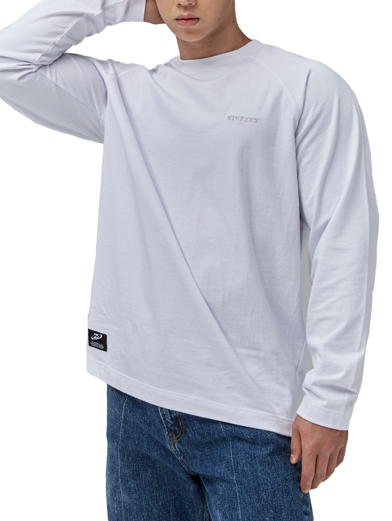래글런 오버핏 긴팔 티셔츠